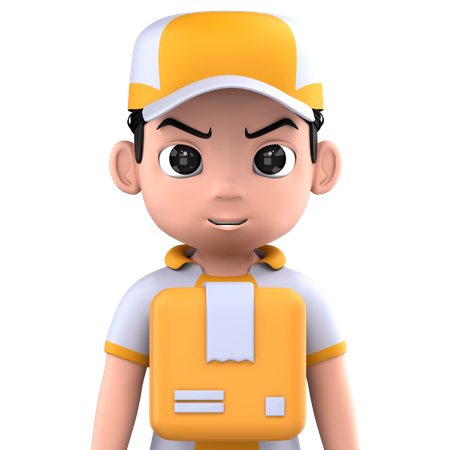 Courier delivery  3D Icon