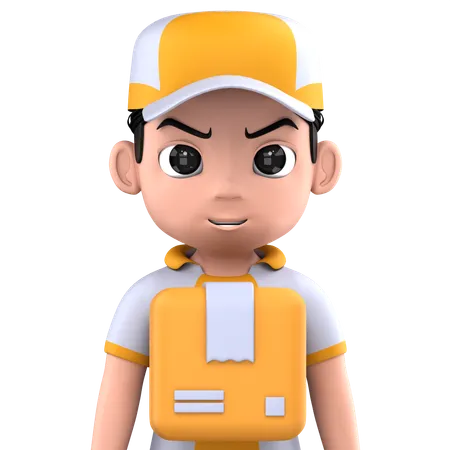 Courier delivery  3D Icon