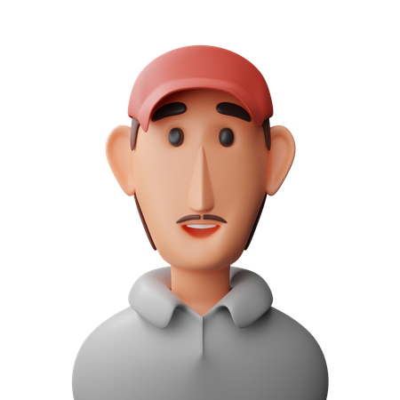 Courier Man  3D Icon