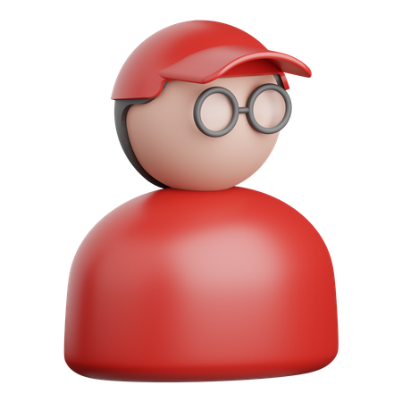 Courier Man  3D Icon