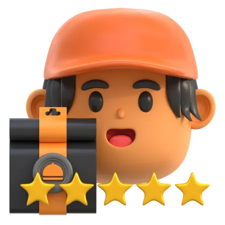 Courier Rating  3D Icon
