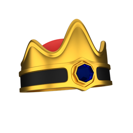 Couronne en or  3D Icon