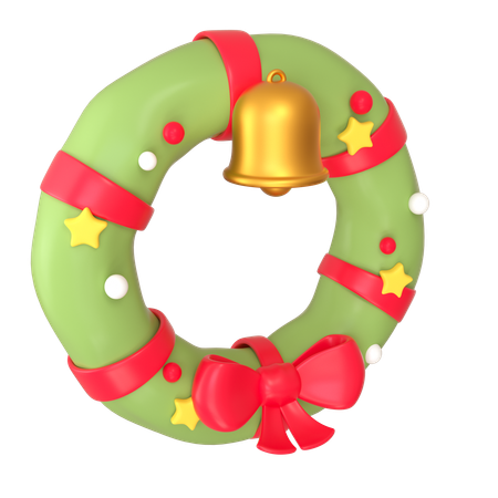 Couronne de Noël  3D Icon