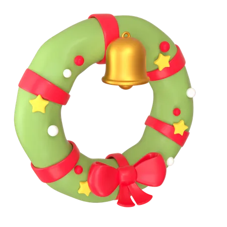 Couronne de Noël  3D Icon