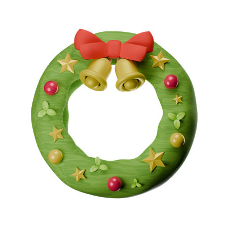 Couronne de Noël  3D Icon