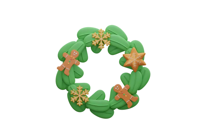 Guirlande de Noël  3D Icon