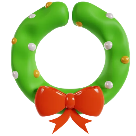 Couronne de Noël festive  3D Icon