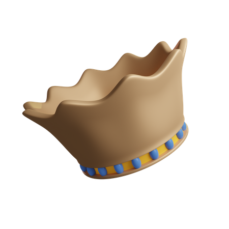 Couronne simple  3D Icon