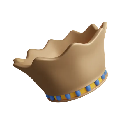 Couronne simple  3D Icon