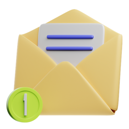 E-mail  3D Icon