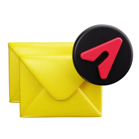 Par mail  3D Icon