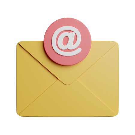Courrier électronique  3D Icon
