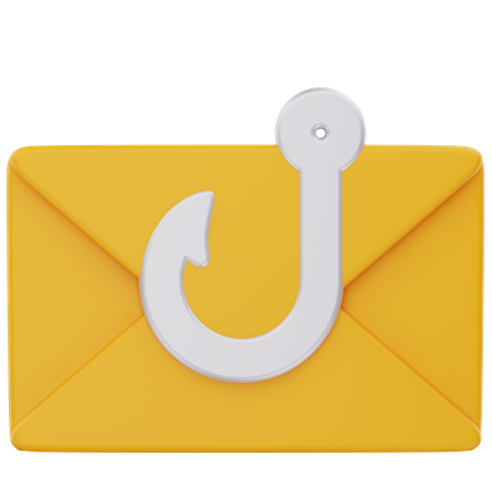 Courrier électronique d'hameçonnage  3D Icon