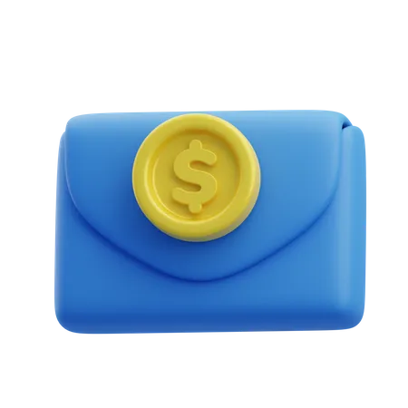 Courrier financier  3D Icon