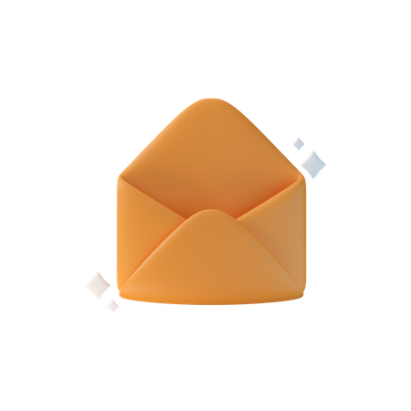 Ouvrir le courrier  3D Icon