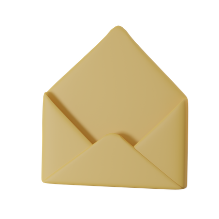 Ouvrir le courrier  3D Icon