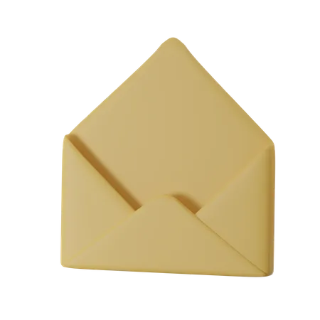 Ouvrir le courrier  3D Icon