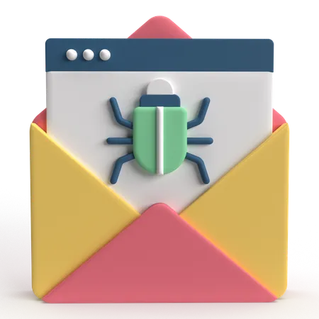 Courrier indésirable  3D Icon