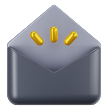 Courrier vide  3D Icon