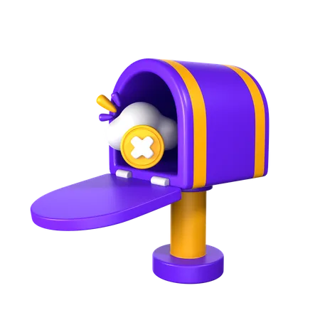 Courrier vide  3D Icon