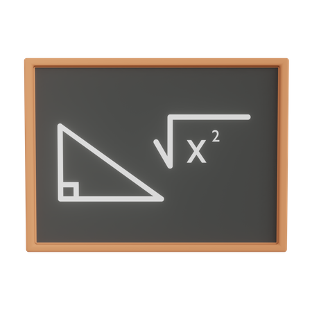 Cours de maths  3D Icon
