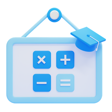 Cours de maths  3D Icon