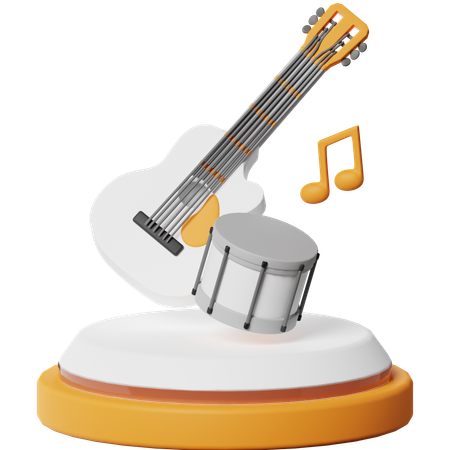 Cours de musique  3D Icon