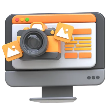 Cours de photographie en ligne  3D Icon