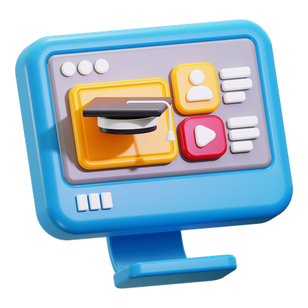 Cours en ligne  3D Icon