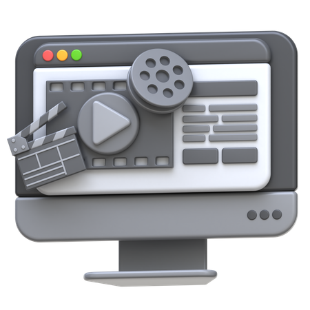 Cours en ligne de montage vidéo  3D Icon