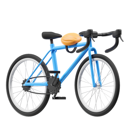 Course de vélo  3D Icon