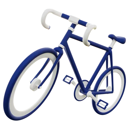 Course cycliste  3D Illustration