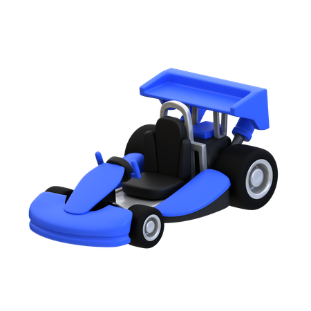 Course de karting  3D Icon