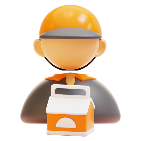 Courrier  3D Icon