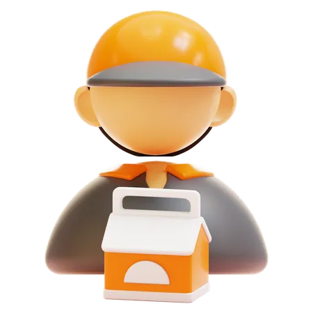 Courrier  3D Icon