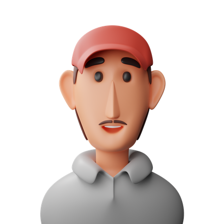 Homme de courrier  3D Icon