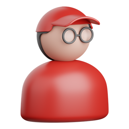 Homme de courrier  3D Icon