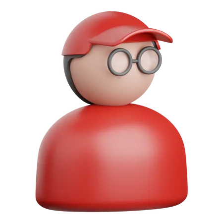 Homme de courrier  3D Icon