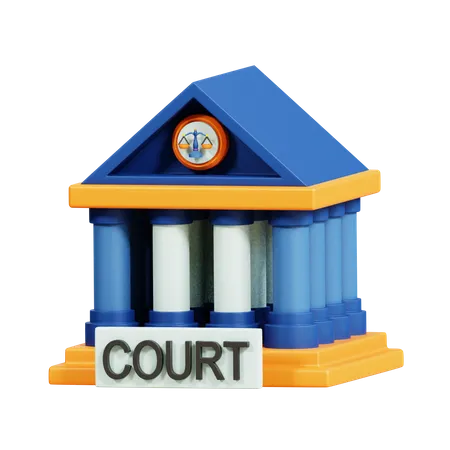 Court  3D Icon