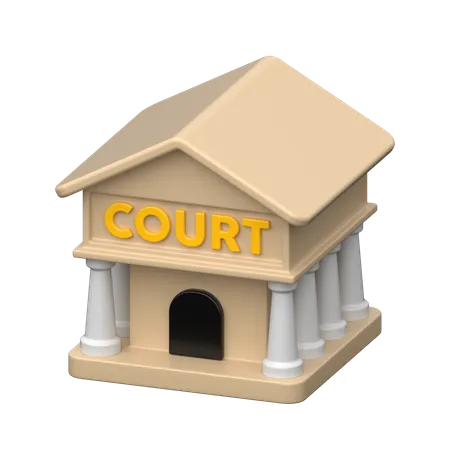 Court  3D Icon