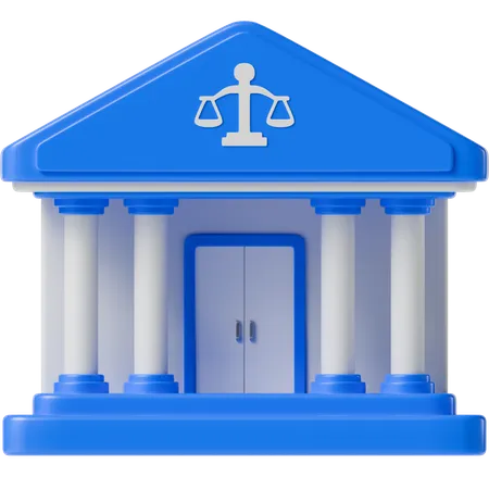 Court Building  3D Icon