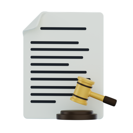 Court Decision  3D Icon