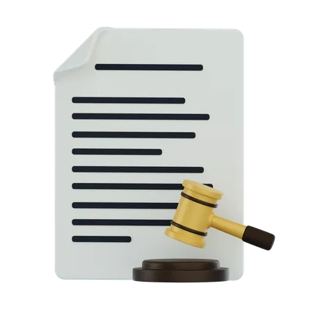 Court Decision  3D Icon