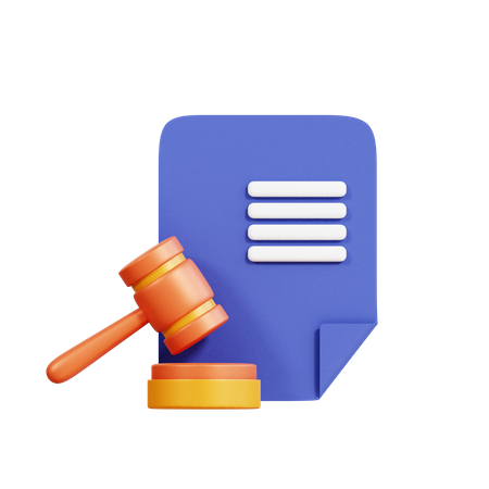 Court Decision  3D Icon