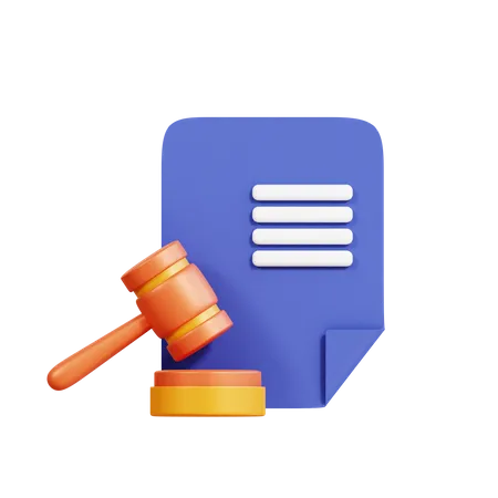 Court Decision  3D Icon