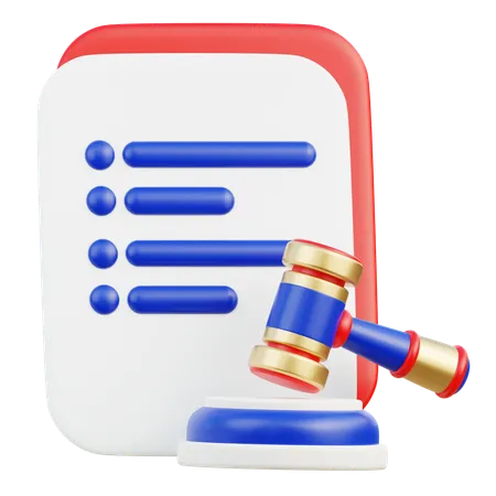 Court Decision  3D Icon