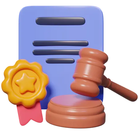 Court Decision  3D Icon