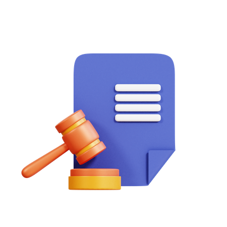 Court Decision  3D Icon