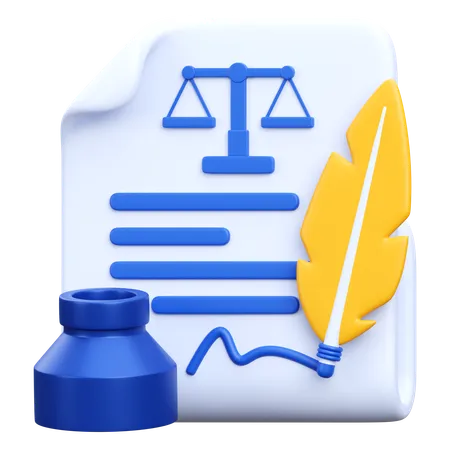 Court document  3D Icon