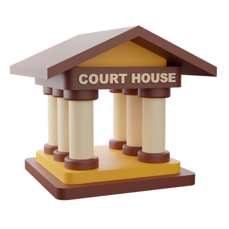 Court House  3D Icon